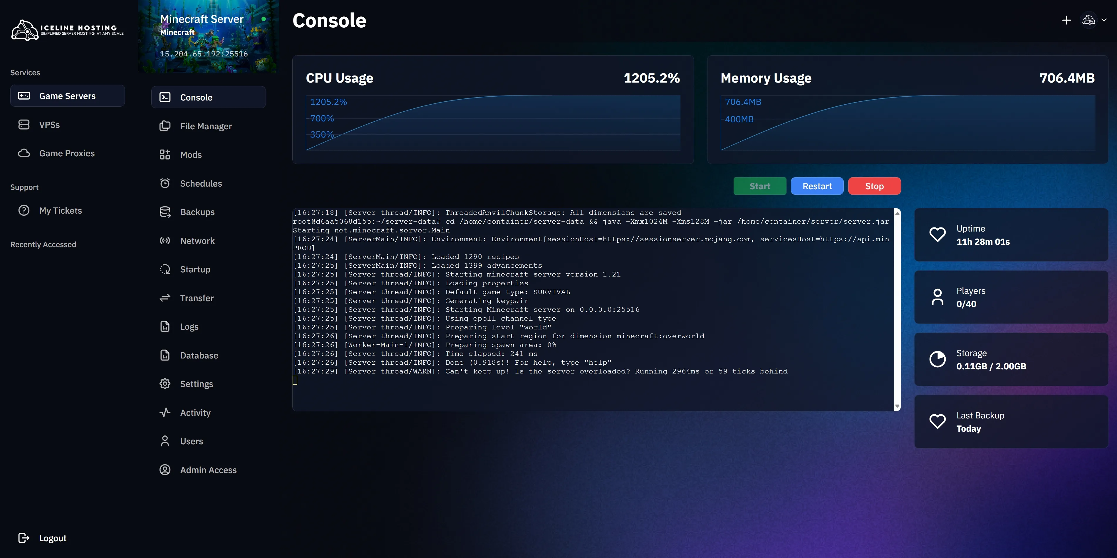 Custom Control Panel background